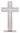 Stehkreuz: Edelstahl "Kreuz" 19cm