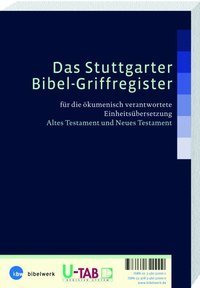 Das Stuttgarter Bibel-Griffregister für die Einheitsübersetzung