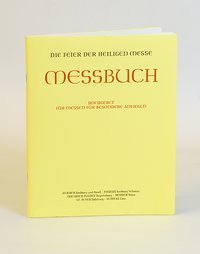 Messbuch für die Bistümer des deutschen Sprachgebietes