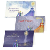 3er-Set Grußkarten DIN lang »Gesegnete Weihnachten«